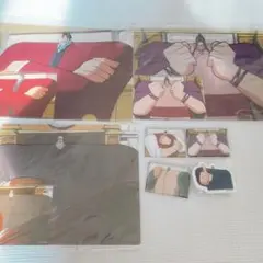 カプくじ sattou×逆転裁判 クリアファイル 缶バッジ ヘアクリップ