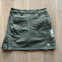 【新品】デサント　descente ゴルフスカート オリーブグリーン　S