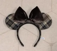 ディズニー カチューシャ チェック柄
