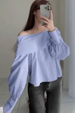 GRL オフショル　ブラック