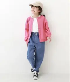 devirock 楽デニムハイウエスト テーパードパンツのサムネイル
