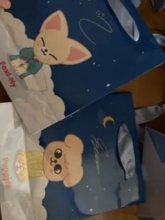 SKZOO 紙袋 2枚セット Foxi.Ny PuppyM