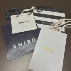ショッパーまとめ4点　シャネル　ディオール　シロ　セフォラ