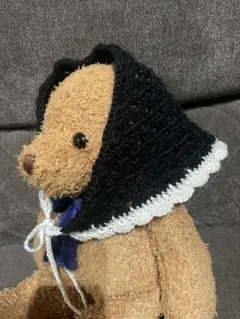 バブーシュカ　白　黒