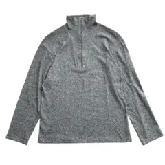 ハーフジップ 長袖カットソー