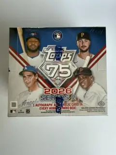 2026 MLB TOPPS Series2 jumbo box シュリンク付き - メルカリ