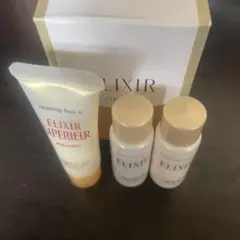 SHISEIDO ELIXIR 洗顔料、化粧水、乳液トライアルセット