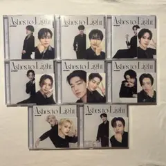 ATEEZ Ashes to Light ソロ盤 CD 8枚 封入トレカ セット