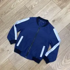 memory in tw ネイビー ジャケット 7Y スタジャン