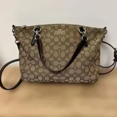コーチ ショルダーバッグ ベージュ/ブラウン