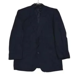 ピエールバルマン テーラードジャケット ウール 2ボタン 総裏 ネイビーi16①