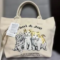 新品 ポール&ジョー アクセソワ トートバッグ 猫柄のサムネイル