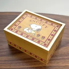 【希少】SNOOPY スヌーピー オルゴール 小物入れ レトロ