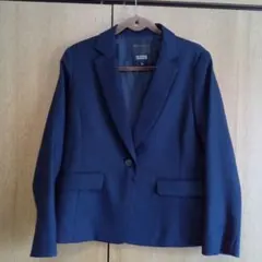 HK WORKS LONDON ネイビー テーラードジャケット LL
