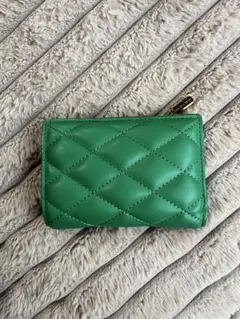 CHARLES & KEITH グリーン 二つ折り財布