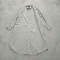 24ss Gymphlex ジムフレックス ウィングカラーシャツワンピース