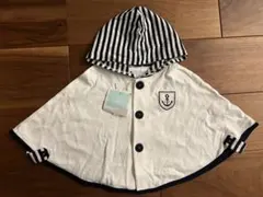 bebe ベビーポンチョ 70 80 新品 アウター 秋 ベビー服 ベベ