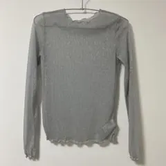 【BEAMS HEART】ビームスハート　シースルーカットソー　長袖