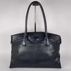 トッズ　トートバッグ　ハンドバッグ　レザー　ブラック