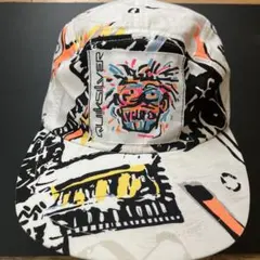 80's QUIKSILVER ビンテージ 総柄 キャップ 帽子のサムネイル