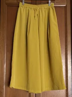 SALOON by BAYLONEイエロー ガウチョパンツ サイズ38