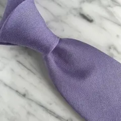 【新品】シルクウールラベンダーツイル無地