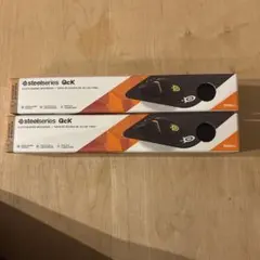 SteelSeries ゲーミングマウスパッド ブラック Sサイズ 2個