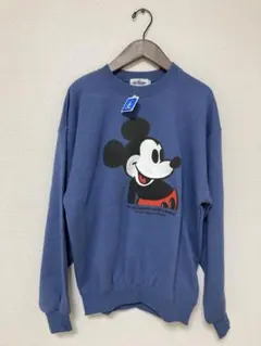 【新品未使用】Tokyo Disneyland ミッキー スウェット M ブルー