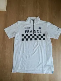 ルコックスポルティフ　FRANCE チェック柄 半袖シャツ