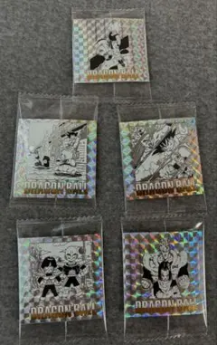ドラゴンボール　シールウエハース 4、11、25、27、31巻の5枚セット
