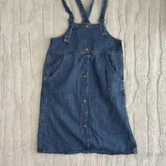 branshes デニム ジャンバースカート 150cm