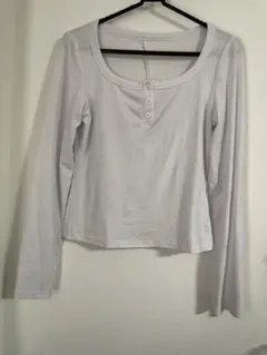 Dazy 白長袖 Tシャツ L