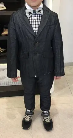 【卒園式入学式スーツセット売り】melt スーツFITHチェックシャツ