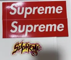 supreme ボックスロゴ ステッカー スクラッチ セット