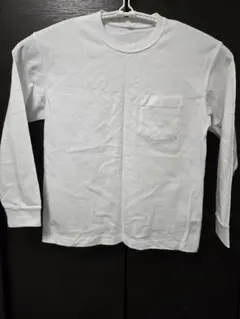 GU ヘビーウェイトクルーネックT(長袖) S 男女兼用