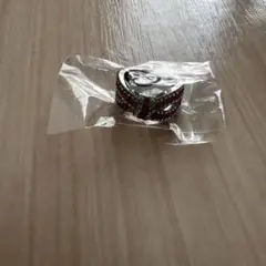 レッドストーン装飾 シルバー調リング