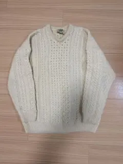 キャレイグドン CARRAIGDONN クリーム フィッシャーマンニット アラン