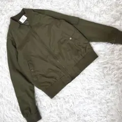 『オリーブデオリーブ』 (F) MA-1 ジップアップブルゾン ジャンパー