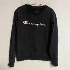 Champion チャンピオン ブラック クルーネックトレーナー XL（M相当）