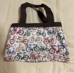 LeSportsac レスポートサック　ハンドバッグ　ボストンバッグ　自転車柄