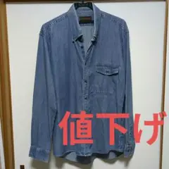 MAXIME LABEYRIE デニム長袖シャツ　古着
