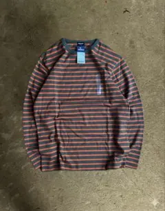 希少カラー　00s〜90s OLD UNIQLO ボーダーロンT 新品タグ付きのサムネイル