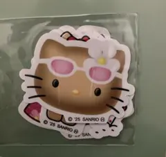 【新品未使用】日焼けハローキティ ステッカー 3枚 sweet8月号付録 シール