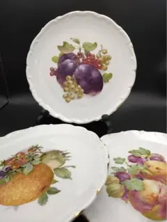 BAVARIA　大皿　〜ドイツ〜 Hutschenreuther Bavaria Germany Set of 6 Porcelain Plates