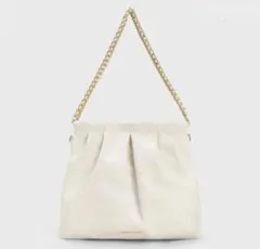 CHARLES&KEITH ブレードチェーンハンドルホーボーバッグ　L