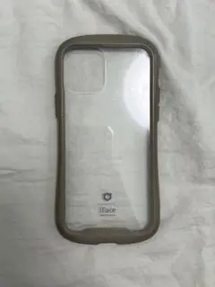 iFace iPhone12 ハードケース クリア/ベージュ