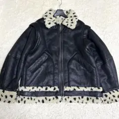 美品✨ スライ B-3 2WAY オーバーサイズ ダルメシアン柄 ボア サイズ2