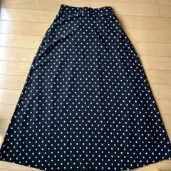 ロングスカート ドット柄　Mサイズ