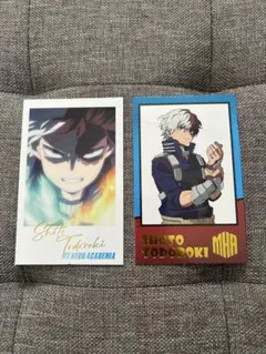 ヒロアカ　Wフォトカード 轟焦凍