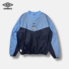 激レア UMBRO アンブロ イングランド製 ピステ ナイロンジャケット L